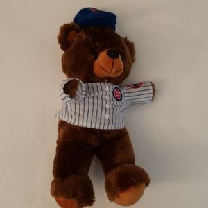 2 Little Boy Cubs Hats, 1 Cubs Stuffed Animal